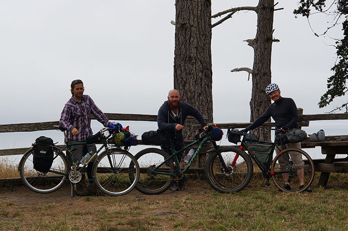 bikepacking bike camping at new brighton beach santa cruz aptos