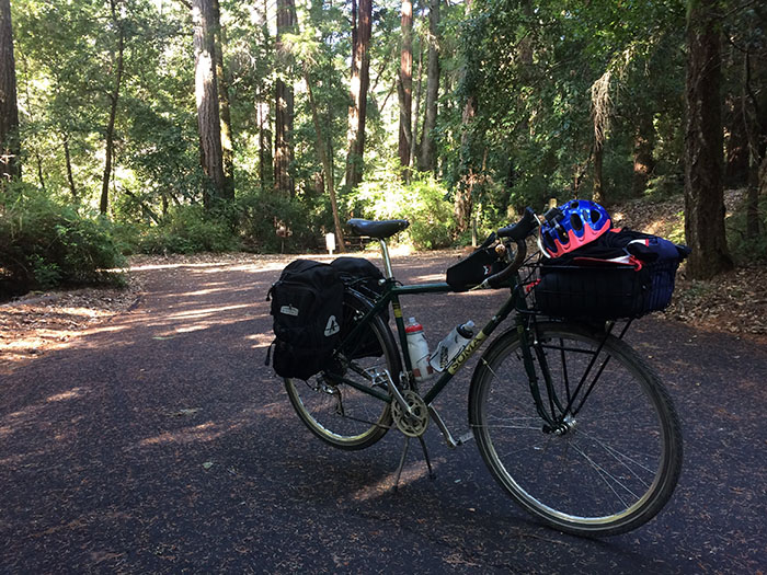 soma saga bikepacking portola redwoods touring cycling